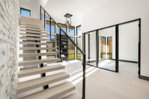 Puertas de cristal flotantes